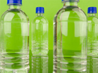 Bioabbaubare und recyclierbare PET-Flasche